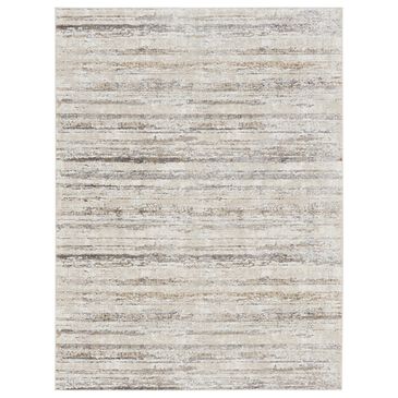 Nourison Glitz GLZ10 Cream and Grey 9" x 12" Area Rug, , large