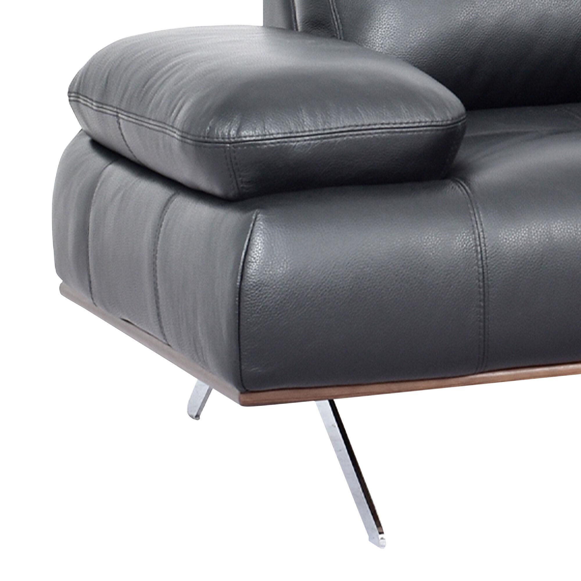 Chateau d'Ax 2-Piece Stationary Right Facing Sectional in Black