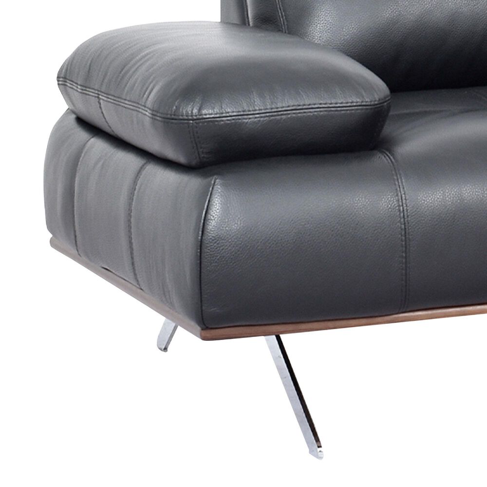 Chateau d'Ax 2-Piece Stationary Right Facing Sectional in Black, , large