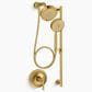 Kohler Purist Showering Kit in Vibrant Brushed Moderne Brass, , large