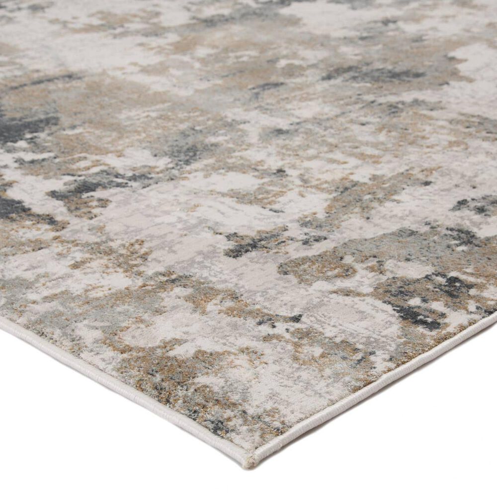 Jaipur Cirque 6&#39;7&quot; x 9&#39;6&quot; White and Sand Area Rug, , large