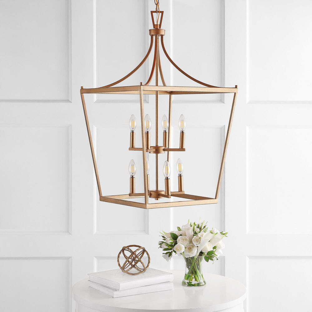 Safavieh Vallor 8-Light Pendant in Gold, , large