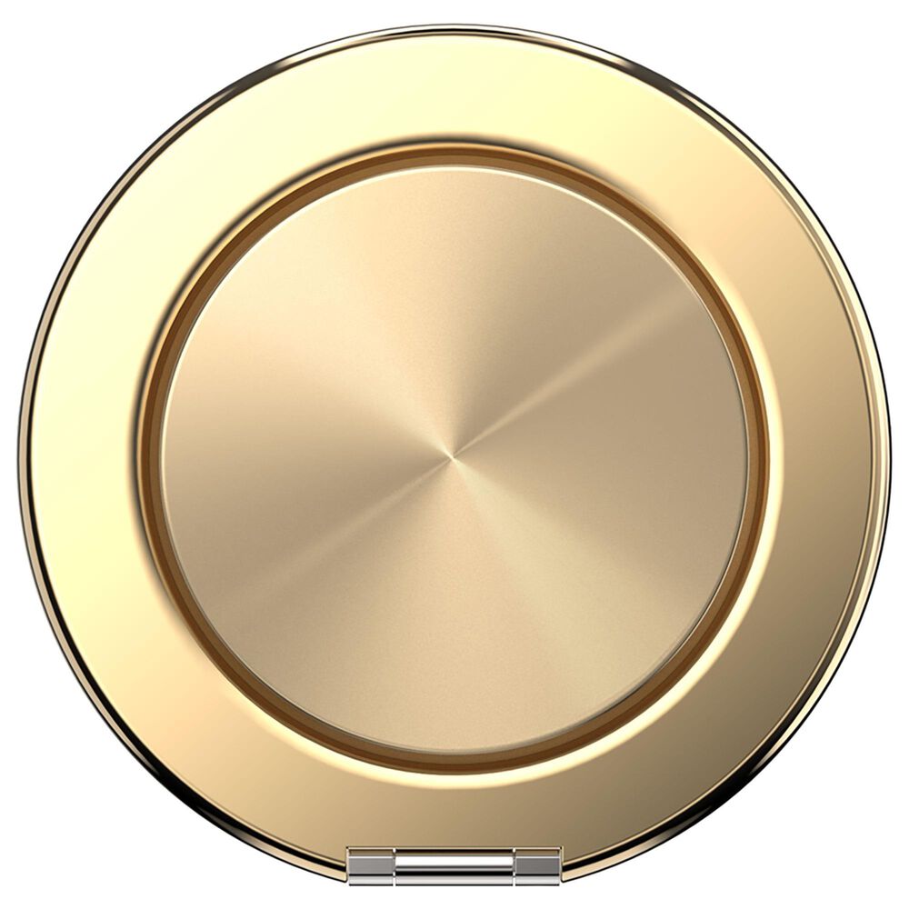 PopSockets MagSafe Circle Kick-Out PopGrip in Aluminum Radial Gold, , large