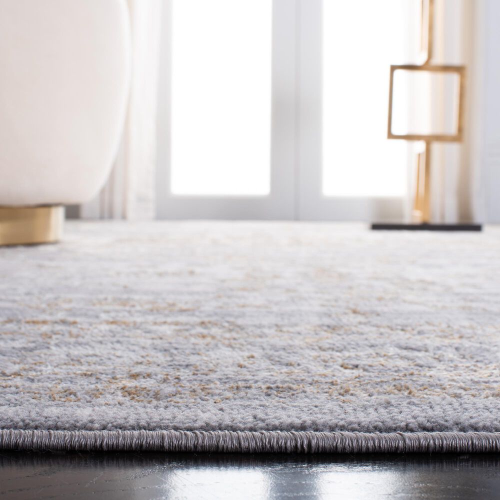 Safavieh Orchard  ORC677 6&#39;7&quot; Square Grey and Gold Area Rug, , large
