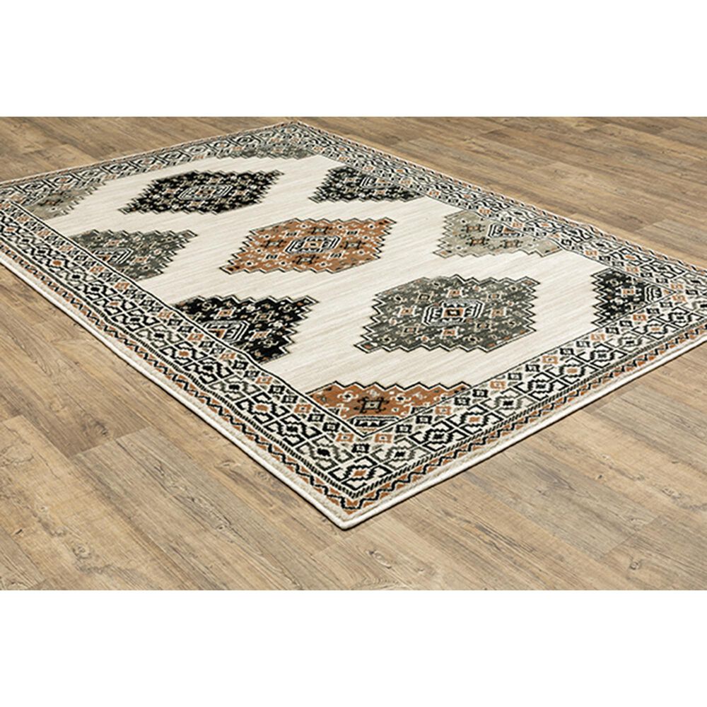 Oriental Weavers Georgia Southwest 640A0 3&#39;10&quot; x 5&#39;5&quot; Ivory Area Rug, , large