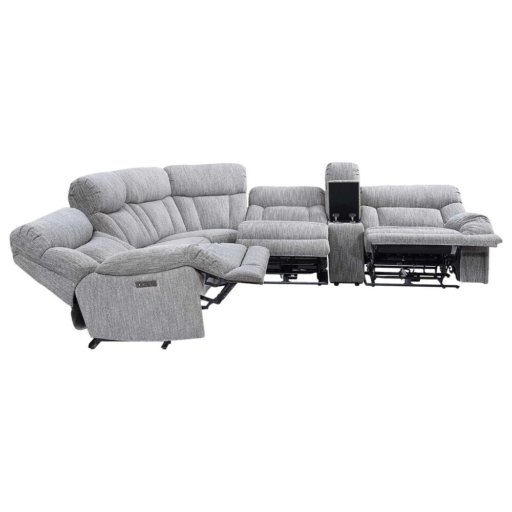 Steve Silver Park City 6Piece Power Reclining Curved Sectional in