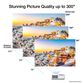 Epson EpiqVision Flex CO-FH02 Full HD 1080p Smart Streaming Portable Projector, 3-Chip 3LCD, Android TV, Bluetooth in White, , large