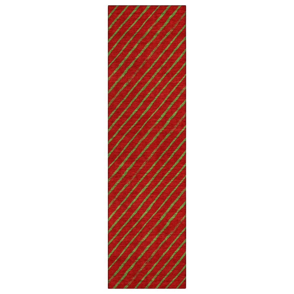 Dalyn Rug Company Wonderland WN27 2"3" x 7"6" Merlot Indoor/Outdoor Runner, , large