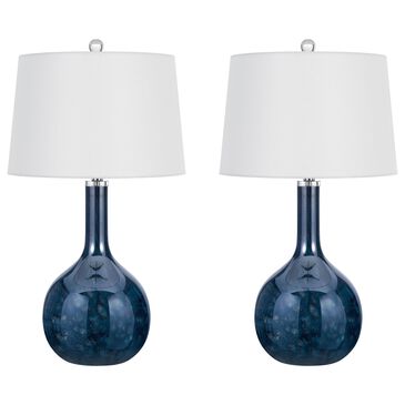 Cal Lighting Nivala Table Lamp in Antique Blue Luster (Set of 2), , large