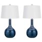 Cal Lighting Nivala Table Lamp in Antique Blue Luster (Set of 2), , large
