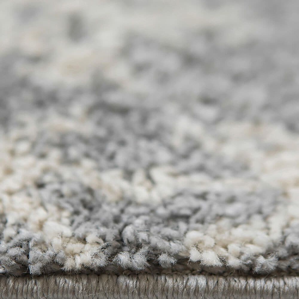 Amer Rugs Aspen 2&#39;2&quot; x 10&#39; Gray and Ivory Runner, , large