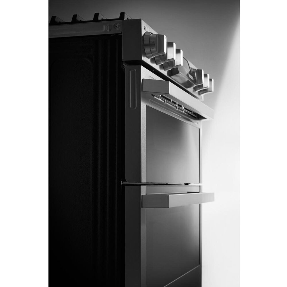 LG SIGNATURE Dual Fuel Double Oven Range in Textured Steel, , large