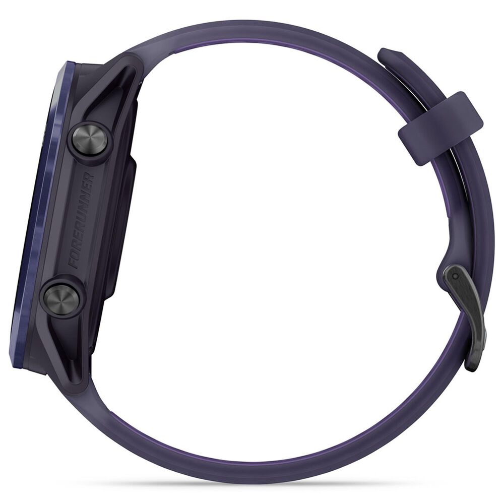 Garmin Forerunner 570 47mm Indigo Aluminum Case with Translucent Imperial Purple Band, , large