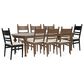 Riverside Furniture Calhoun 9-Piece Rectangular Dining Set in Whiskey Oak, , large