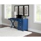 Linon Home Decor Peggy Side Storage Desk in Navy, , large