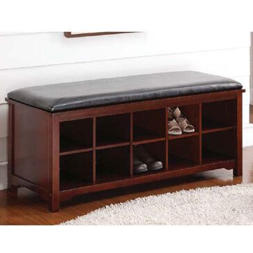 Linden Boulevard Cape Anne Bench in Dark Walnut, , large
