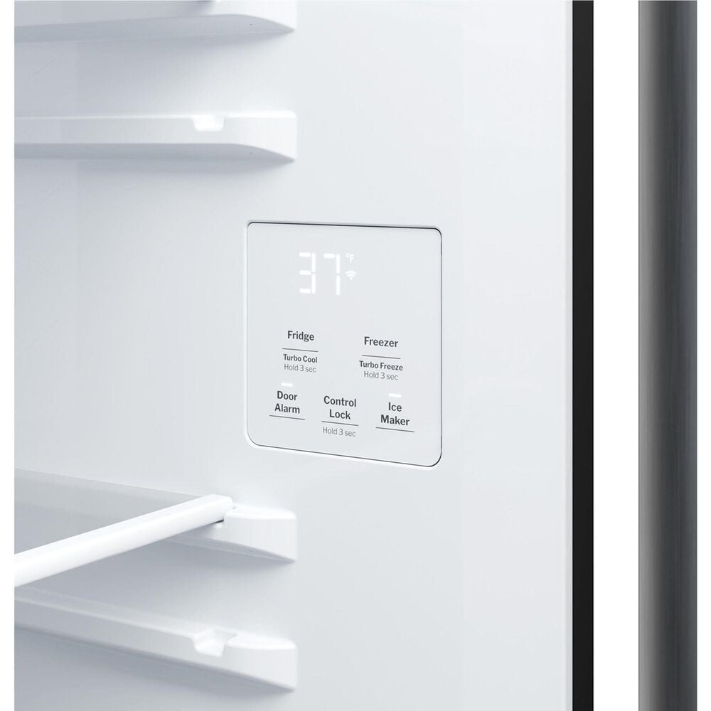 GE Appliances 27.7 Cu. Ft. Side-By-Side Refrigerator with LED Light Walls and Extra Tall Dispenser in Fingerprint Resistant Stainless Steel, , large