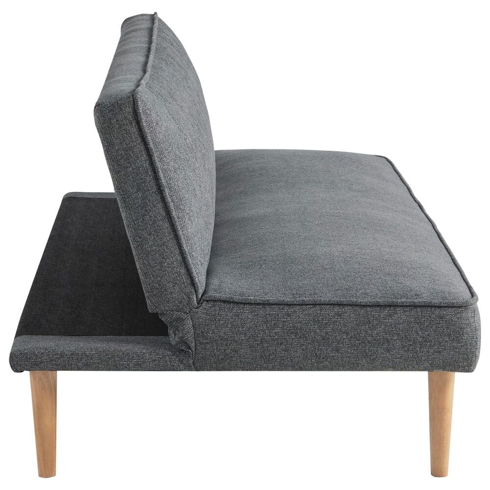 Lifestyle Solutions Salem Convertible Sofa in Gray, , large