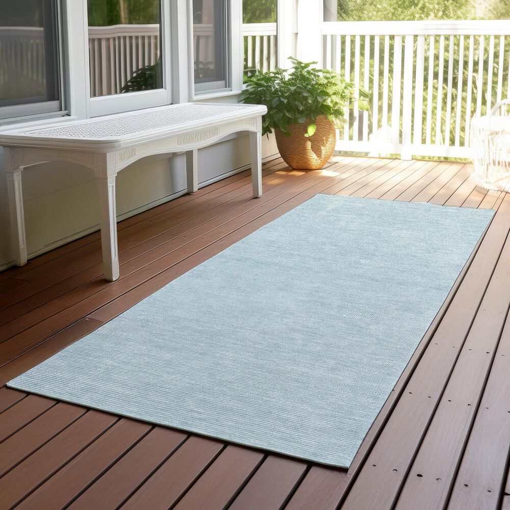 Dalyn Rug Company Soft Essentials Solid Sky 2'3" x 7'6" Runner, , large