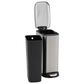 Household Essentials 20L Slim Trash Can in Gray, , large