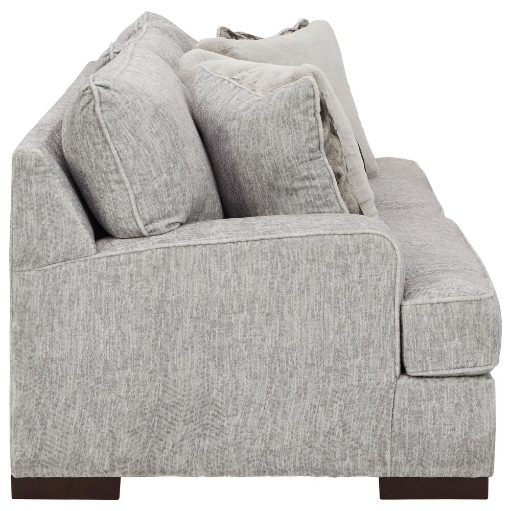 Signature Design by Ashley Mercado Stationary Sofa in Pewter Grey, , large
