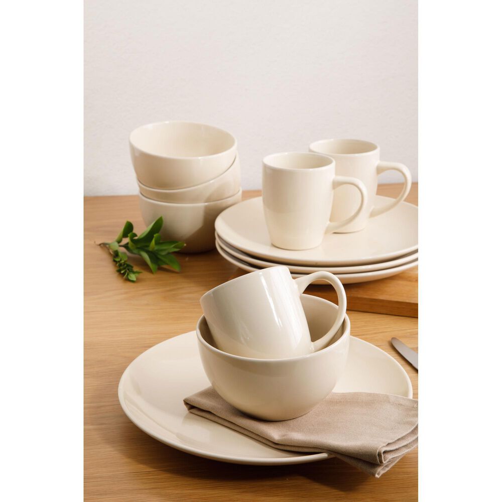 Gibson Overseas, Inc Everyday Plus 12-Piece Dinnerware Set in Cream, , large