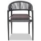 Baxton Studio Wendell Patio Dining Chair in Grey, , large