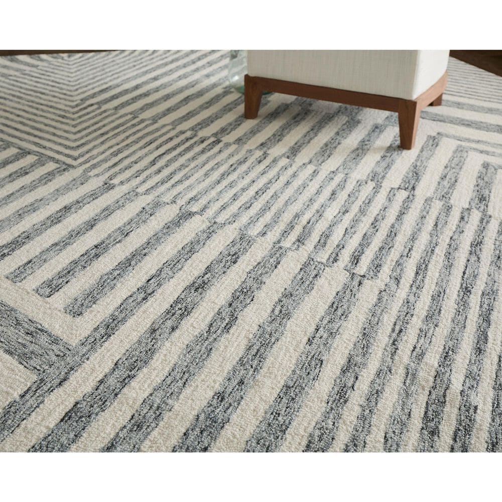 Feizy Wallace WAL8A42F Gray 10&#39; x 14&#39; Area Rug, , large