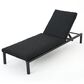 Noble House Navan Patio Chaise Lounge in Dark Gray, , large