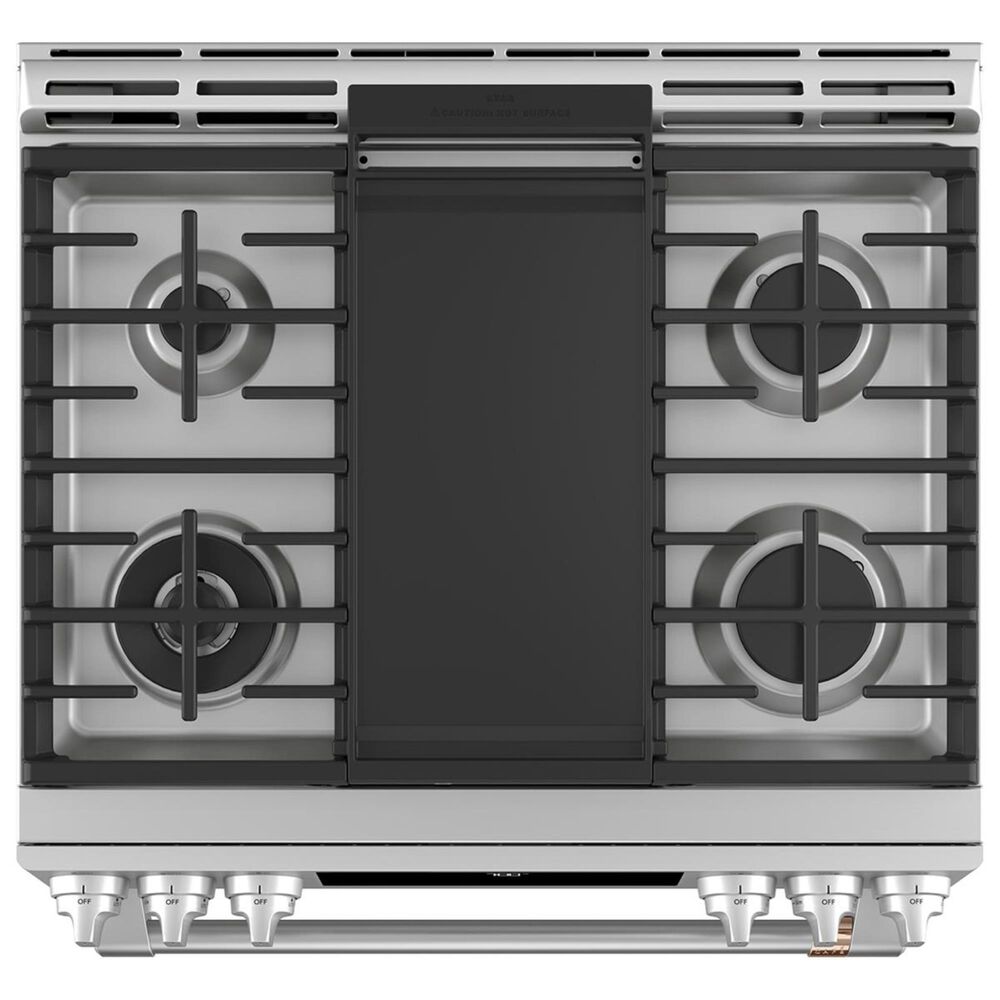 Cafe 30&quot; Slide-In Gas Range in Stainless Steel, , large
