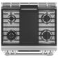 Cafe 30" Slide-In Gas Range in Stainless Steel, , large