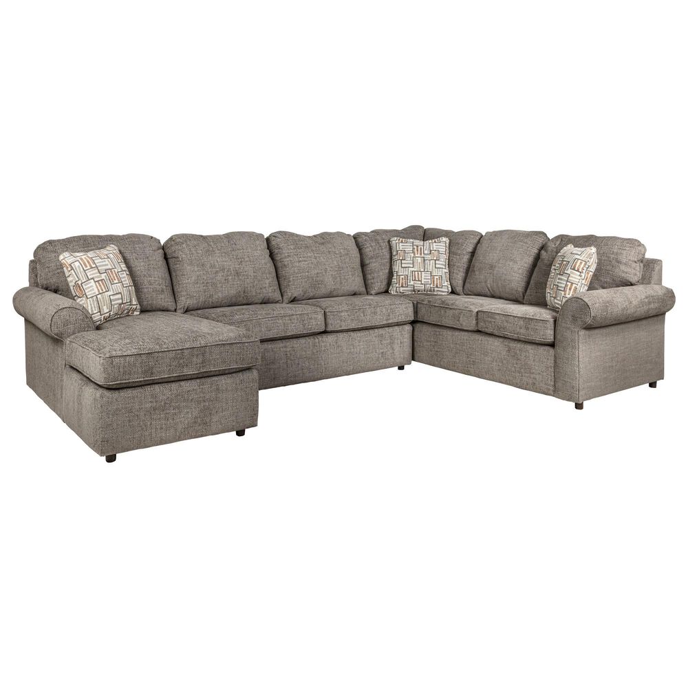 England Inc Malibu 3-Piece Sectional in Sleepy Mushroom, , large