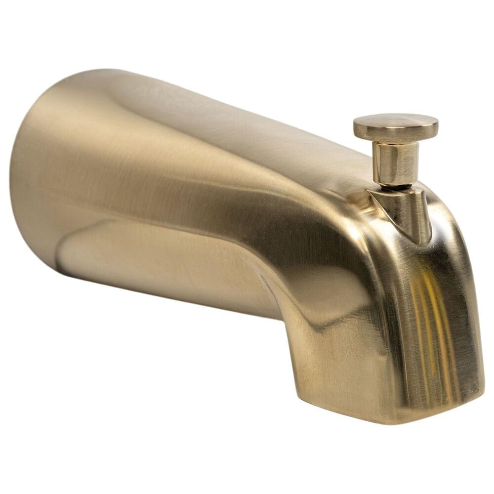 MS International 1-Handle 1-Spray Tub and Shower Faucet with Pressure Balance Valve in Matte Gold, , large