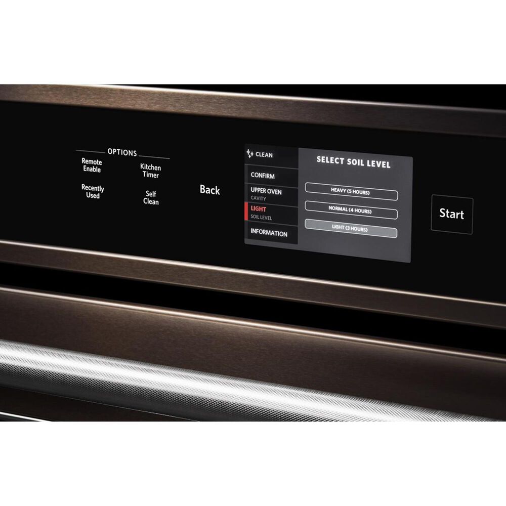 KitchenAid 30&quot; Double Wall Oven in Black Stainless Steel, , large