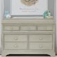 Kingsley Baby Amherst 7-Drawer Dresser in Antique White, , large