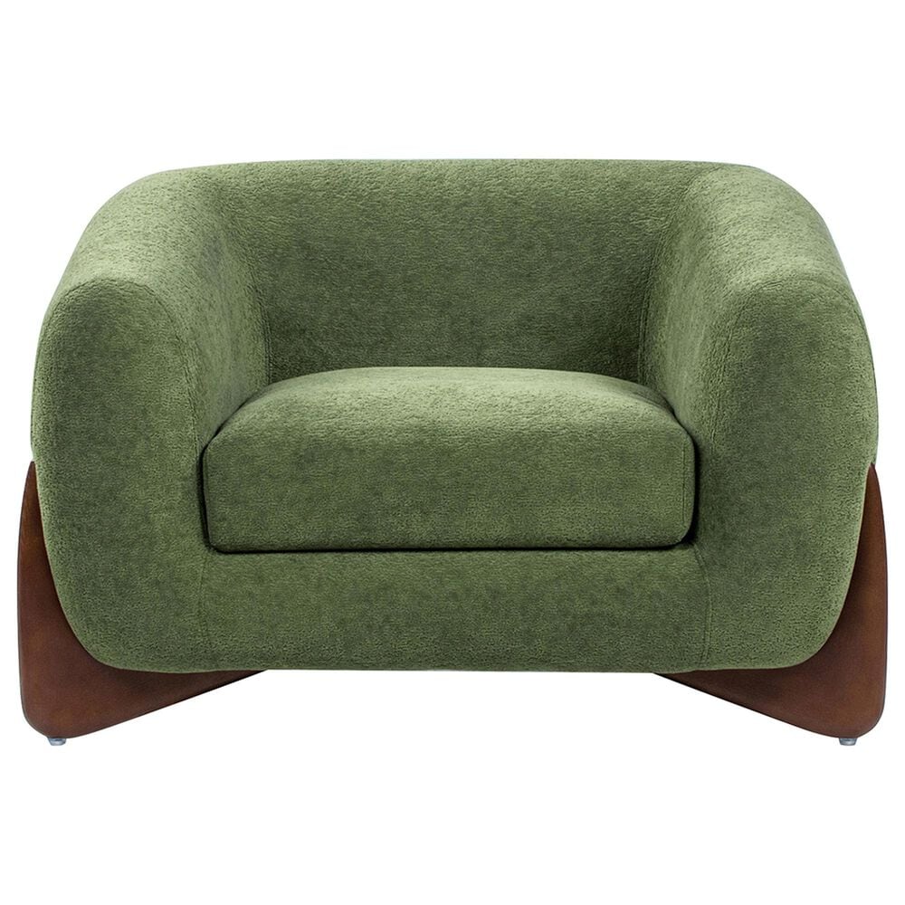 Jennifer Taylor Home Alpine Accent Arm Chair in Moss Green, , large