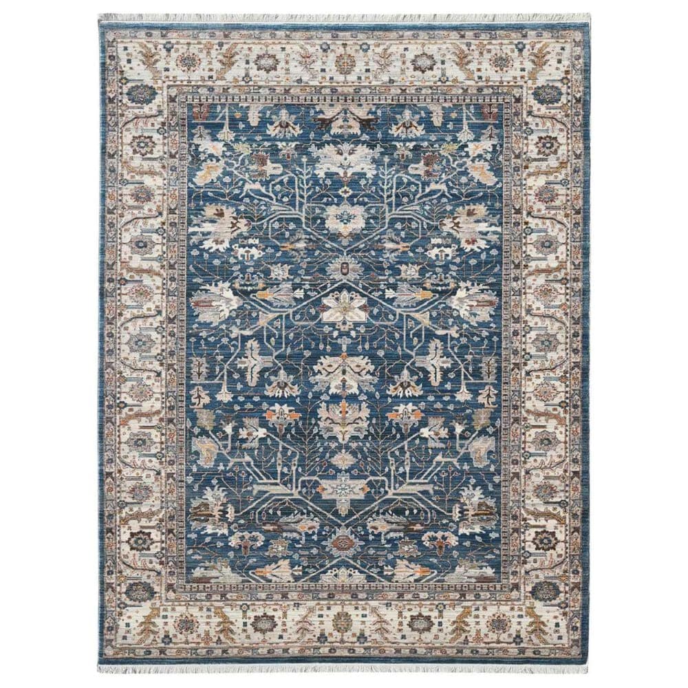 Amer Rugs Arcadia 2" x 3" Navy Blue Ivory Area Rug, , large