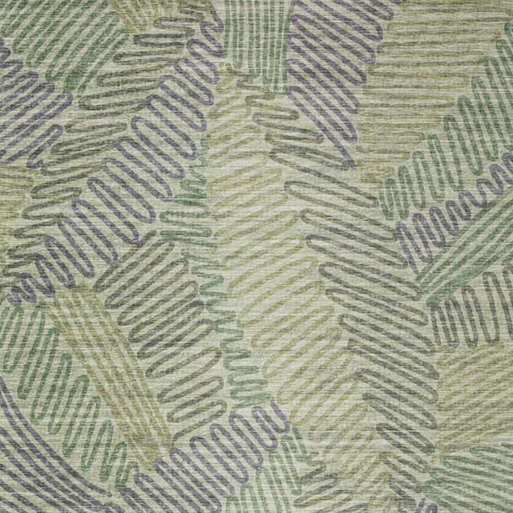 Dalyn Rug Company Sedona Floral 10&#39; Round Moss Indoor/Outdoor Area Performance Rug, , large