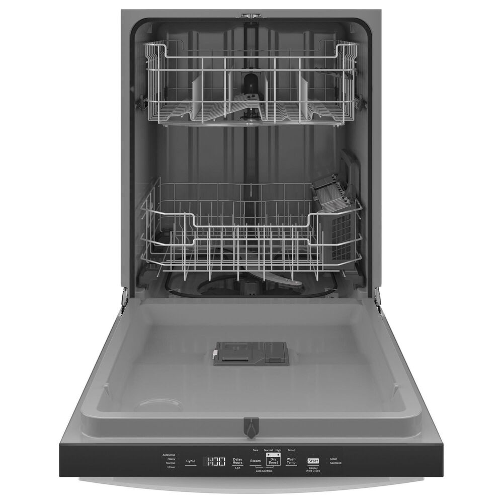 GE Appliances 24&quot; Built-In Bar Handle Dishwasher with Top Control and 52 dBA in White, , large
