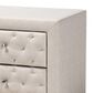 Baxton Studio Lepine 2-Drawer Nightstand in Light Beige, , large
