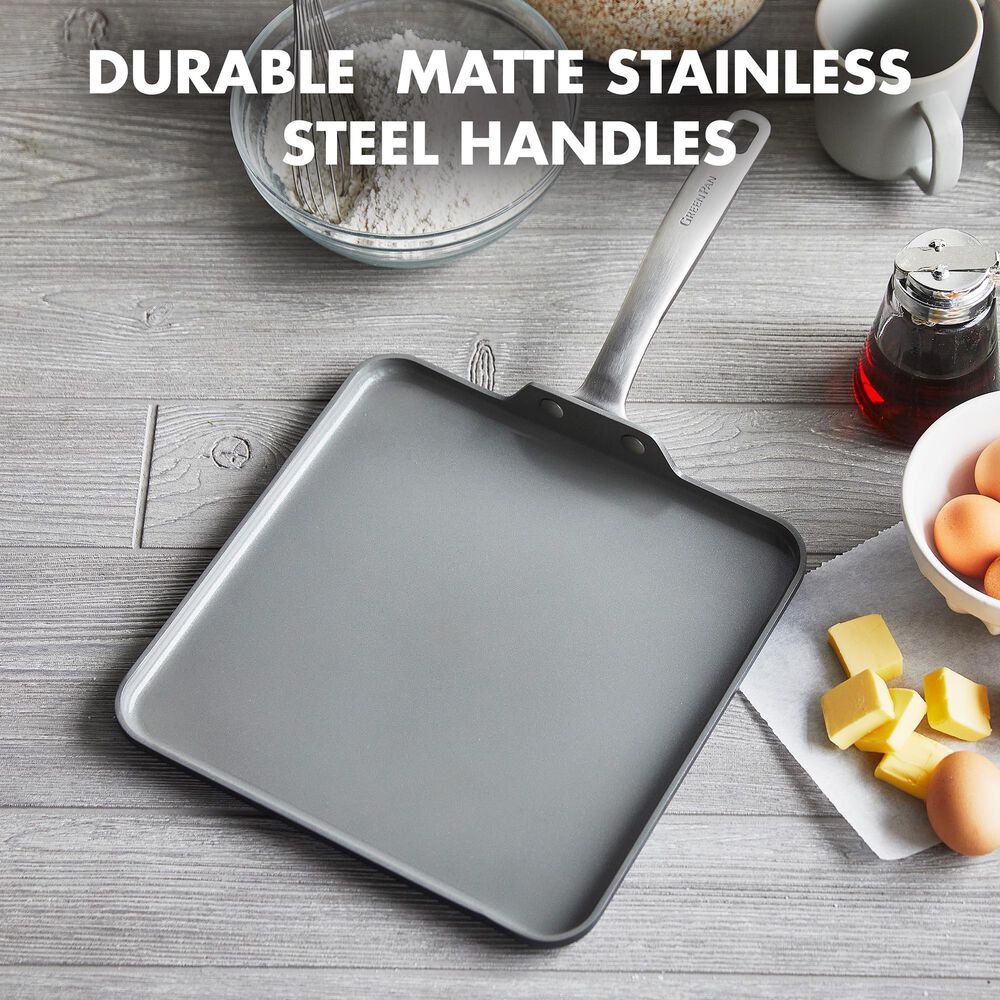 Green Pan Chatham 11" Griddle in Grey, , large