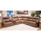 Ashley ModZ 6-Piece Power Symmetrical Sectional in Chocolate, , large