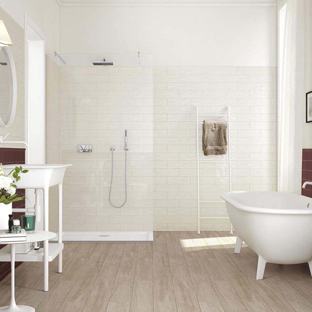 Premier Glossy Brick Beige 4 X 12 Ceramic Tile Nebraska Furniture Mart