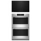 KitchenAid 2-Piece Kitchen Package with PrintShield Stainless Steel 30" Smart Double Wall Oven and Black 30" Induction Cooktop, , large