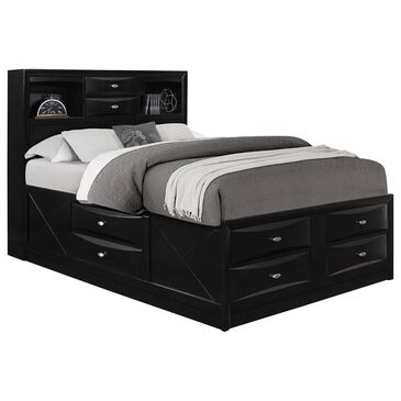 Global Furniture USA Linda Full Storage Bed in Black, , large