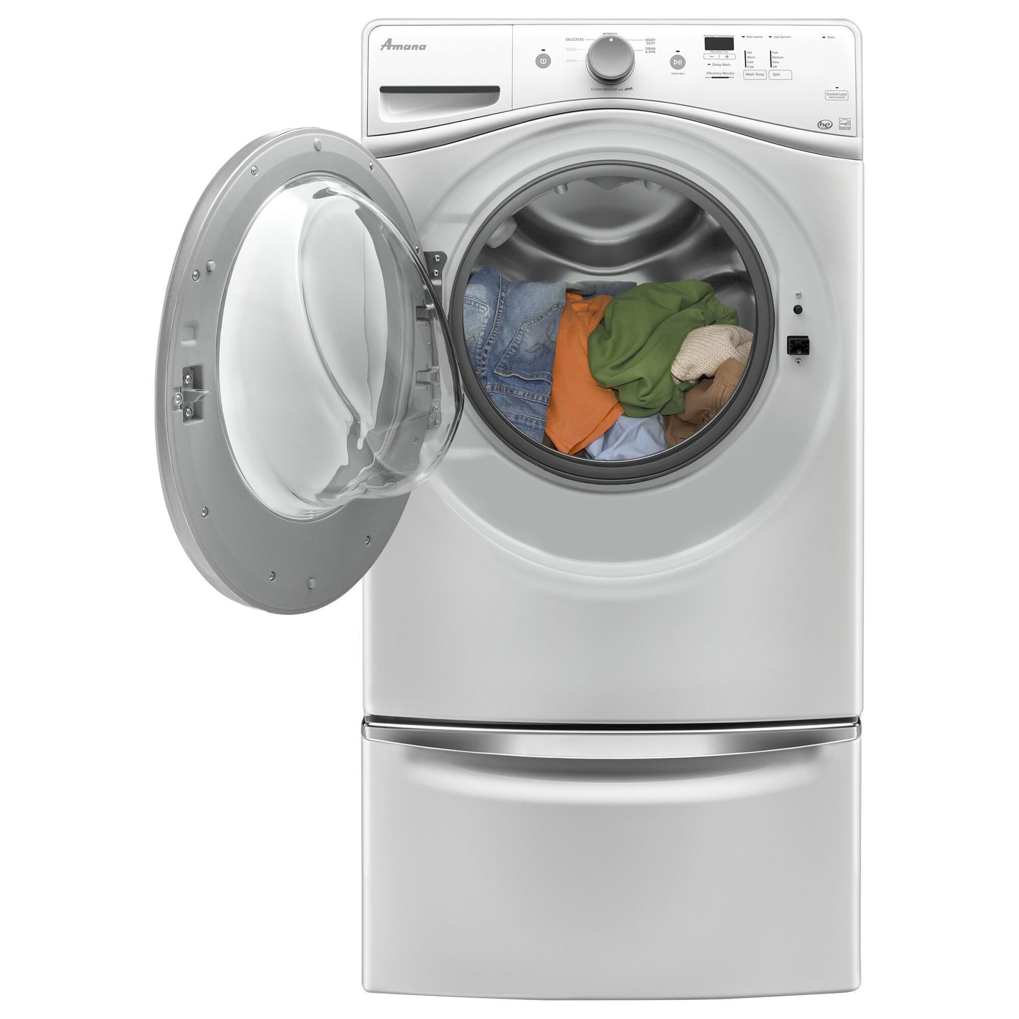 Amana washer outlet and dryer pedestals