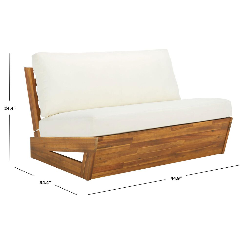 Safavieh Lynn Outdoor Sofa in Beige, , large