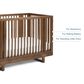 Maxi Cosi Embraced Forms 4-in-1 Convertible Crib in Chestnut, , large
