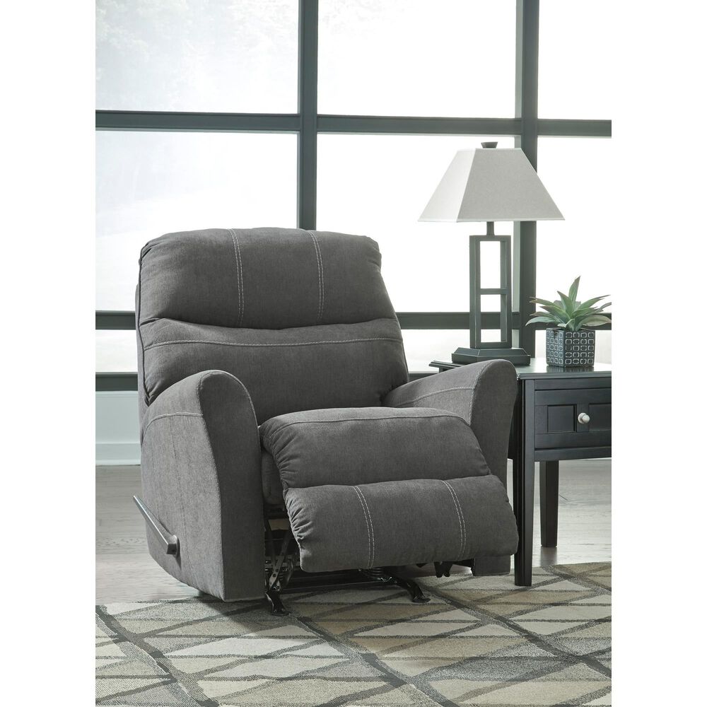 Signature Design by Ashley Maier Rocker Recliner in Charcoal, , large
