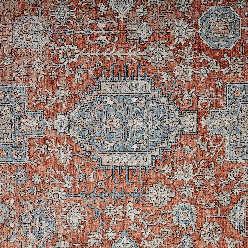 Feizy Marquette 3761F 12&#39; x 15&#39; Rust and Blue Area Rug, , large